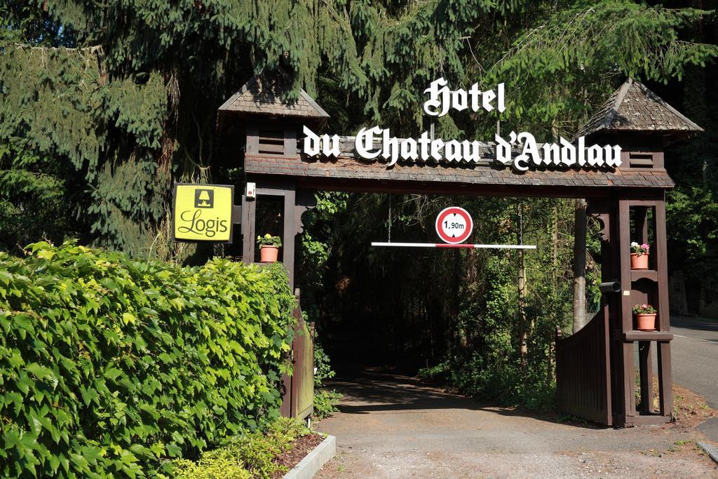 Hotel-Restaurant Du Chateau D'Andlau บาร์ ภายนอก รูปภาพ